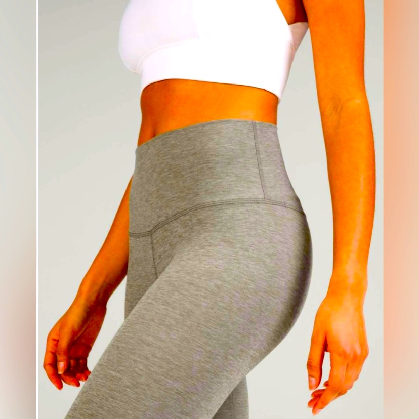 Lululemon Athletica Shade Of Grey & White Leggings 2 Size 8 & 6 Inventory Flying